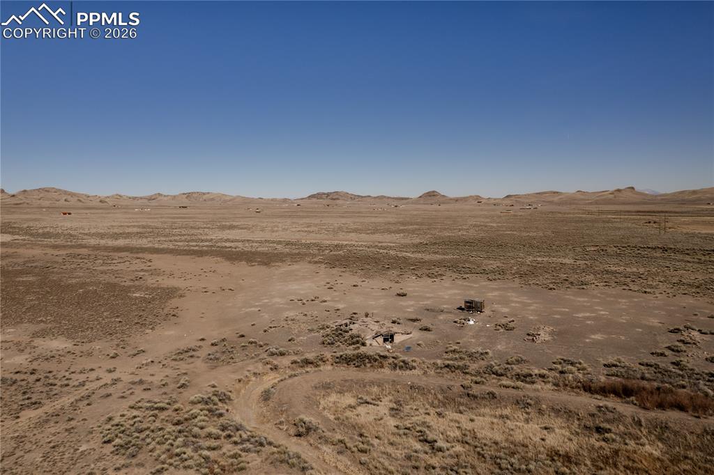 View of nature featuring a mountain backdrop and rural landscape