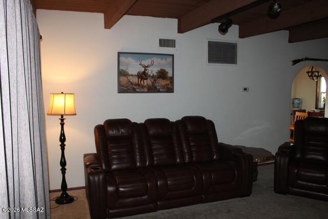 1201 East Old Stewart Road Willcox, AZ 85643 - Photo 21 of 49 a living room with furniture and a mirror