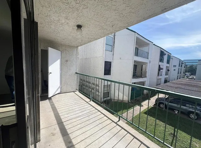 a view of balcony and deck