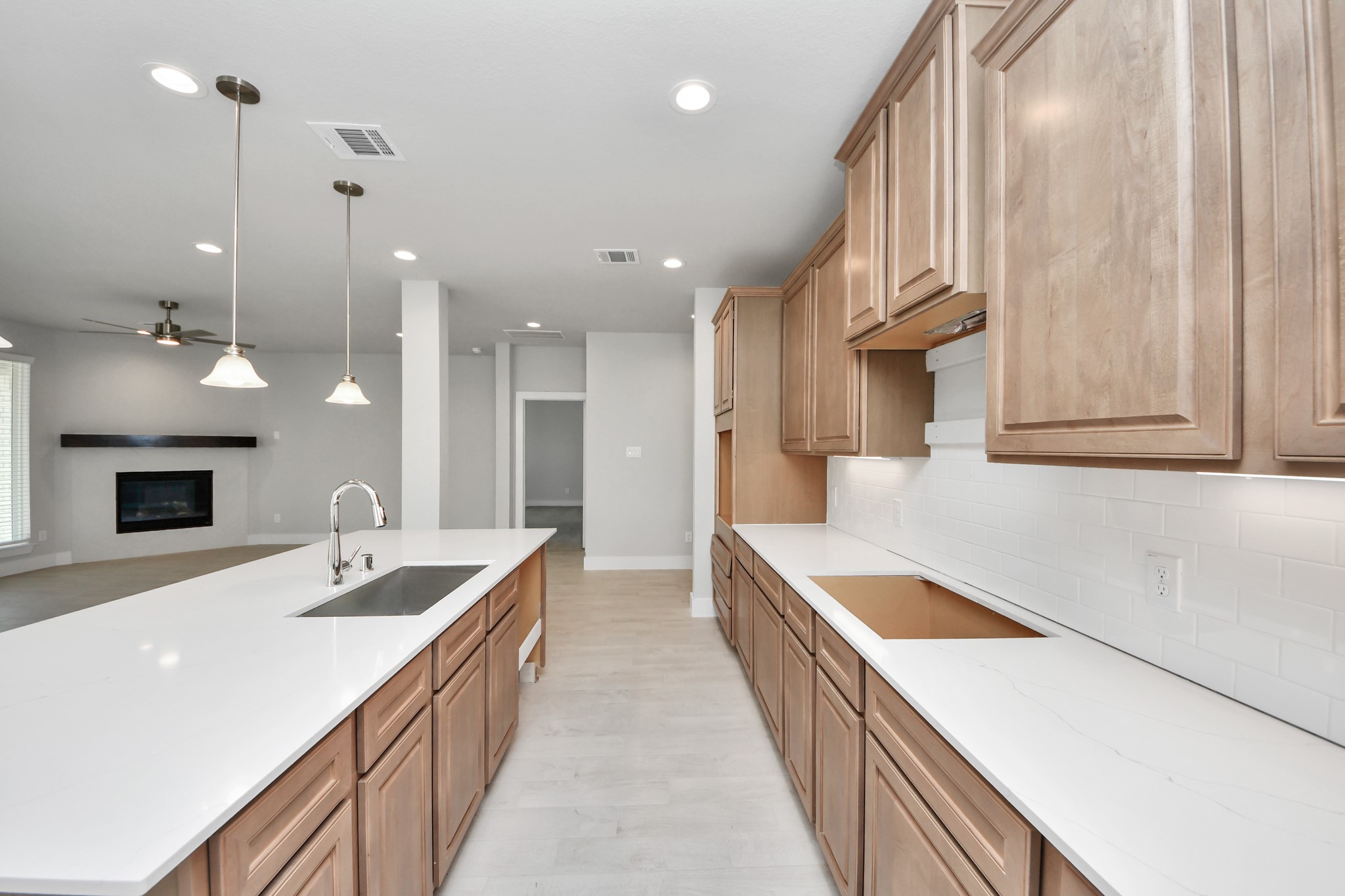 3102 Native Spg Drive Spring, TX 77373 - Photo 15 of 40 This generously spacious kitchen is a dream realized! Sample photo of completed home with similar floor plan. Actual colors and selections may vary.