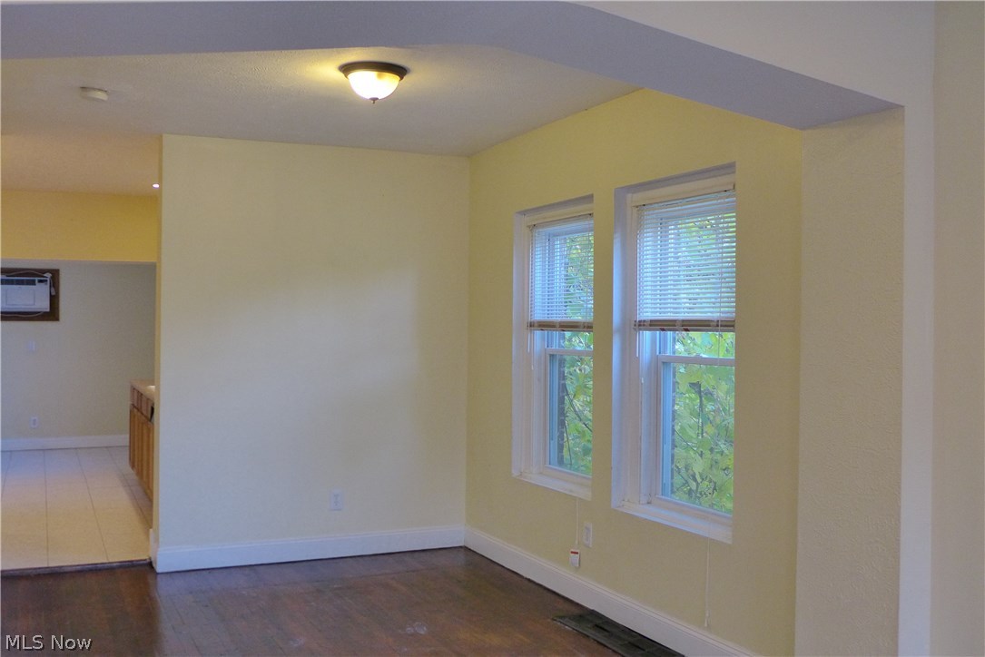 Dining area complemented by double windows offering a well lit eating space.  Opens to Living Room and is great for entertaining larger groups.