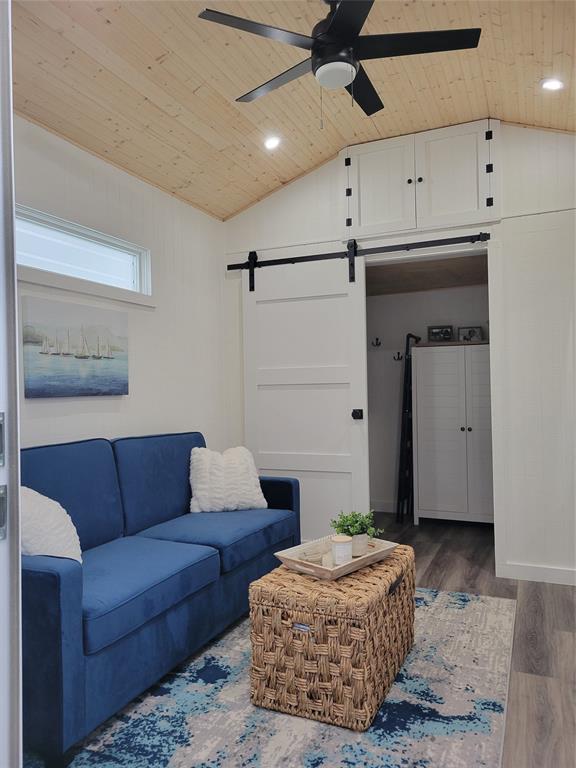 617 Southwest 34th Cove Okeechobee, FL 34974 - Photo 22 of 39 a living room with furniture and a ceiling fan