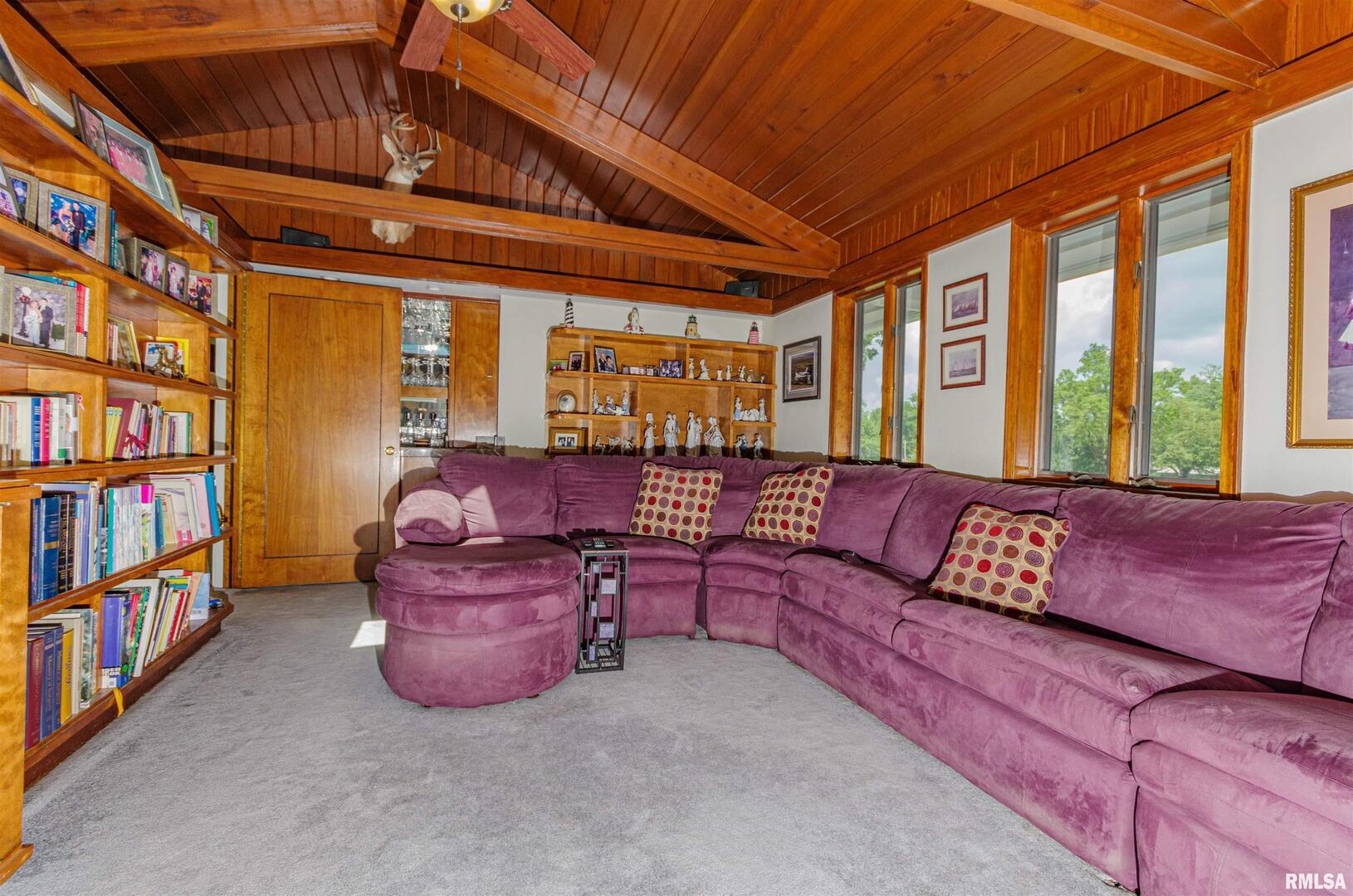 1114 South Perrine Centralia, IL 62801 - Photo 43 of 73 a living room with furniture and a book shelf