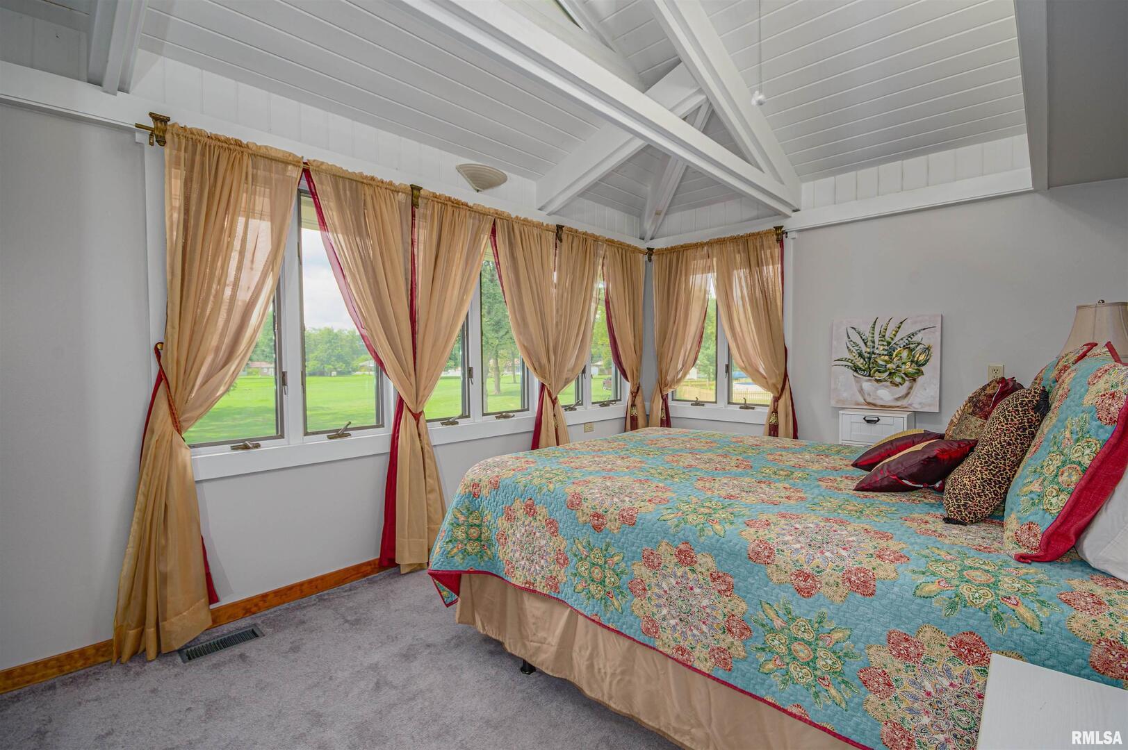 1114 South Perrine Centralia, IL 62801 - Photo 49 of 73 a bedroom with a bed and a large window