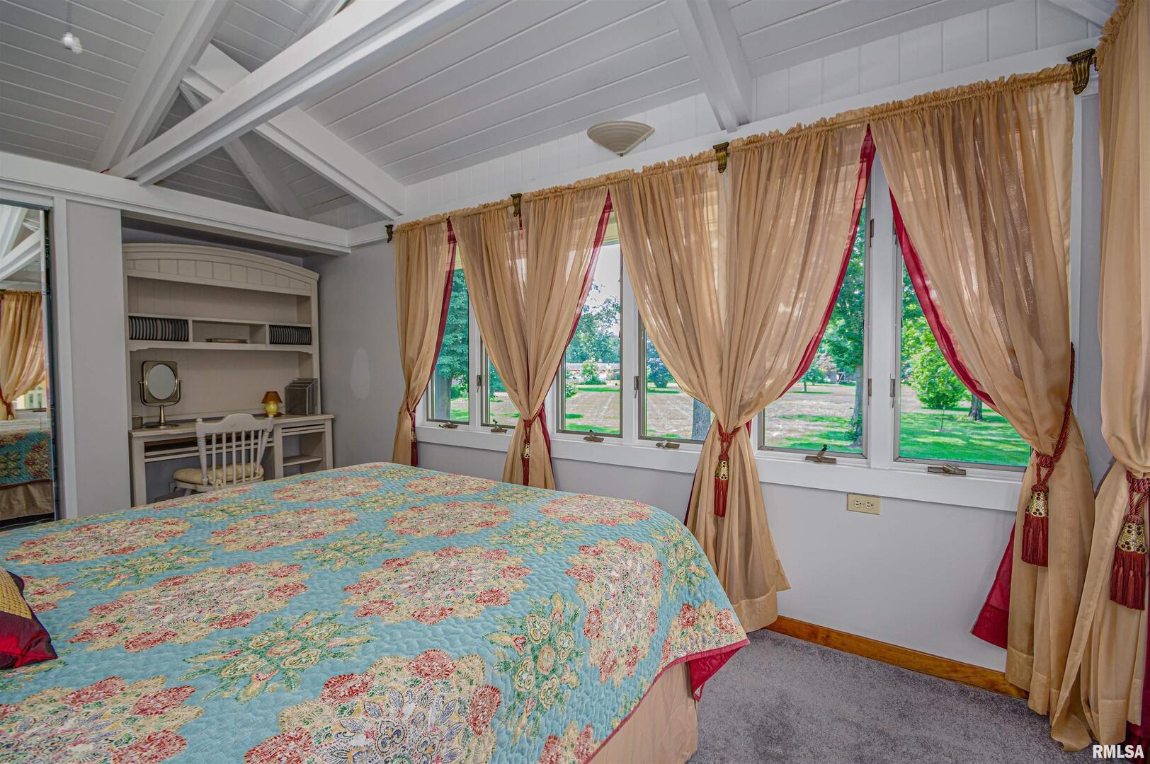 1114 South Perrine Centralia, IL 62801 - Photo 50 of 73 a bedroom with a bed and a large window