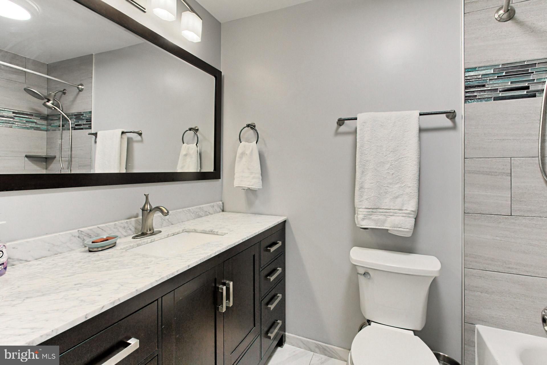 11026 Howland Drive Reston, VA 20191 - Photo 17 of 45 Beautifully Updated Upper Hall Bathroom