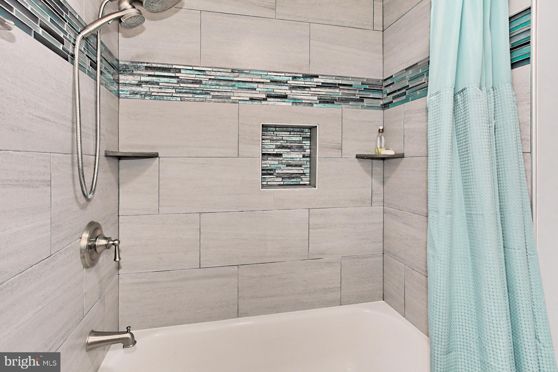 11026 Howland Drive Reston, VA 20191 - Photo 18 of 45 Updated Bath with Designer Tile