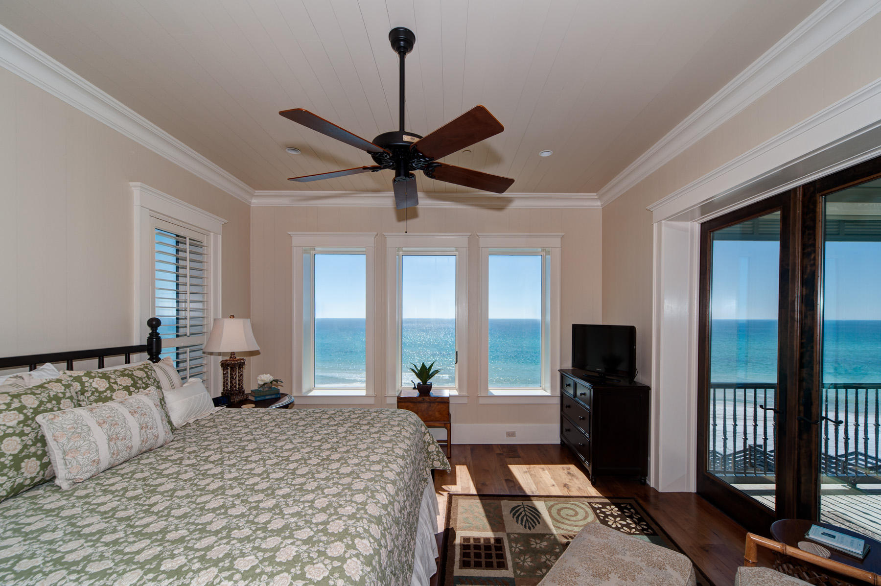 768 Blue Mountain Road Santa Rosa Beach, FL 32459 - Photo 21 of 32 a living room with furniture fireplace and a large window