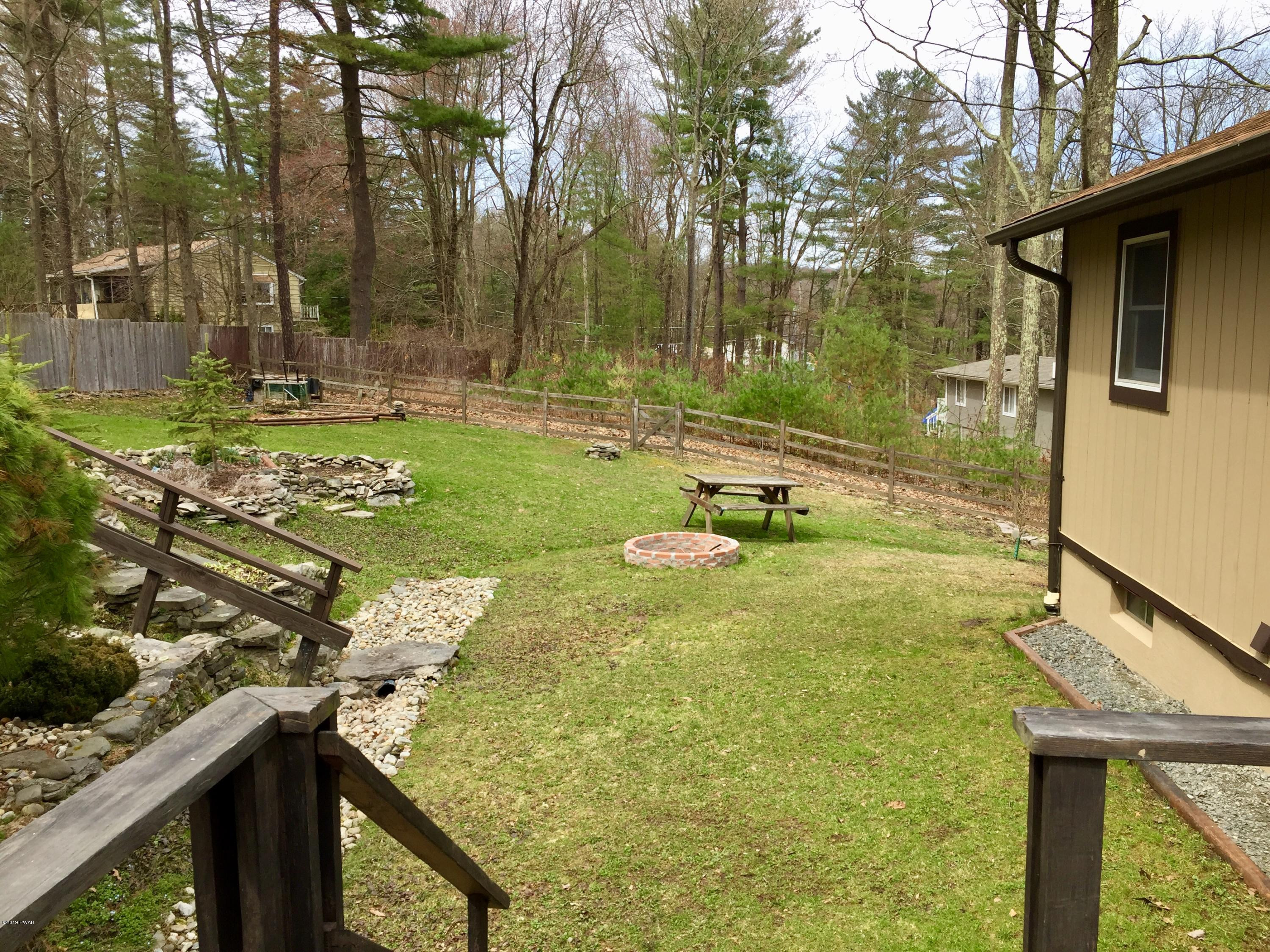 121 Pedersen Ridge Road Milford, PA 18337 - Photo 34 of 35 Backyard/ Firepit