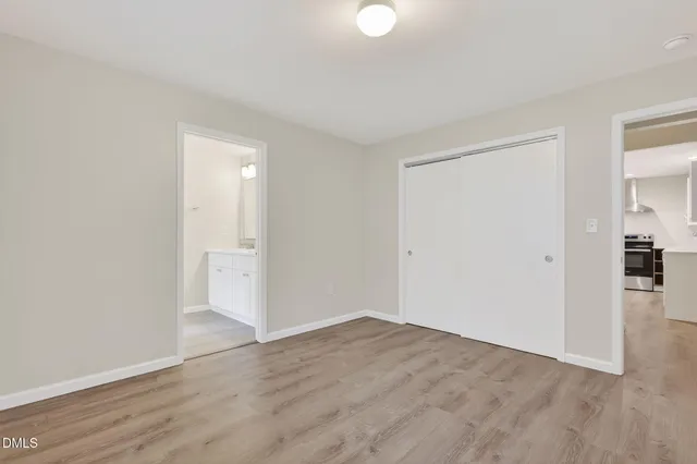 a view of an empty room