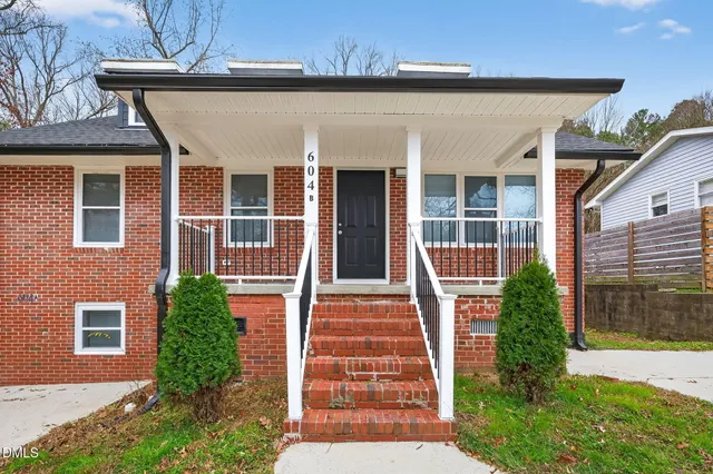 a view of front door and porch