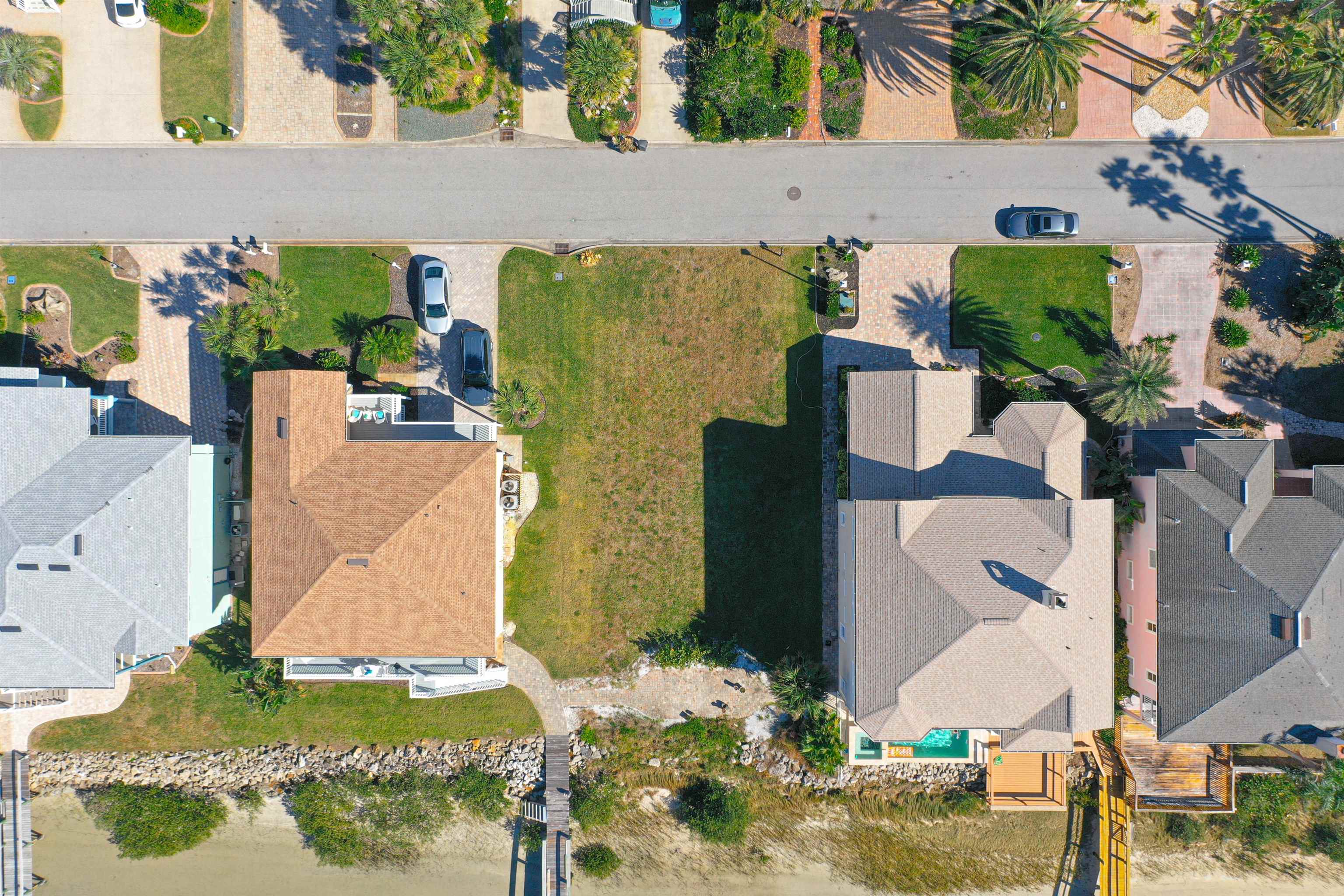 9241 July Lane St. Augustine, FL 32080 - Photo 14 of 18 an aerial view of a house with yard