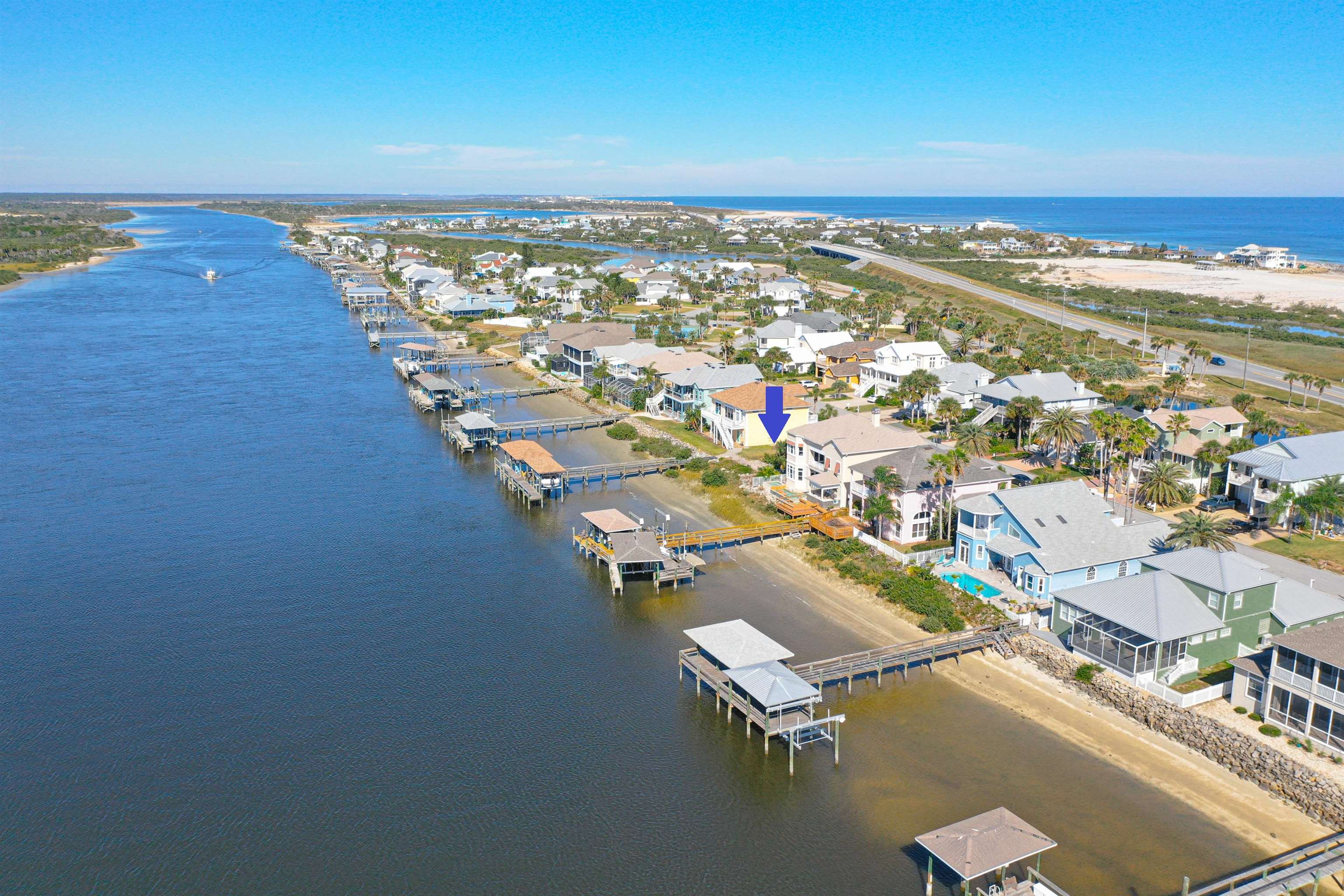 9241 July Lane St. Augustine, FL 32080 - Photo 17 of 18 an aerial view of residential building with outdoor space