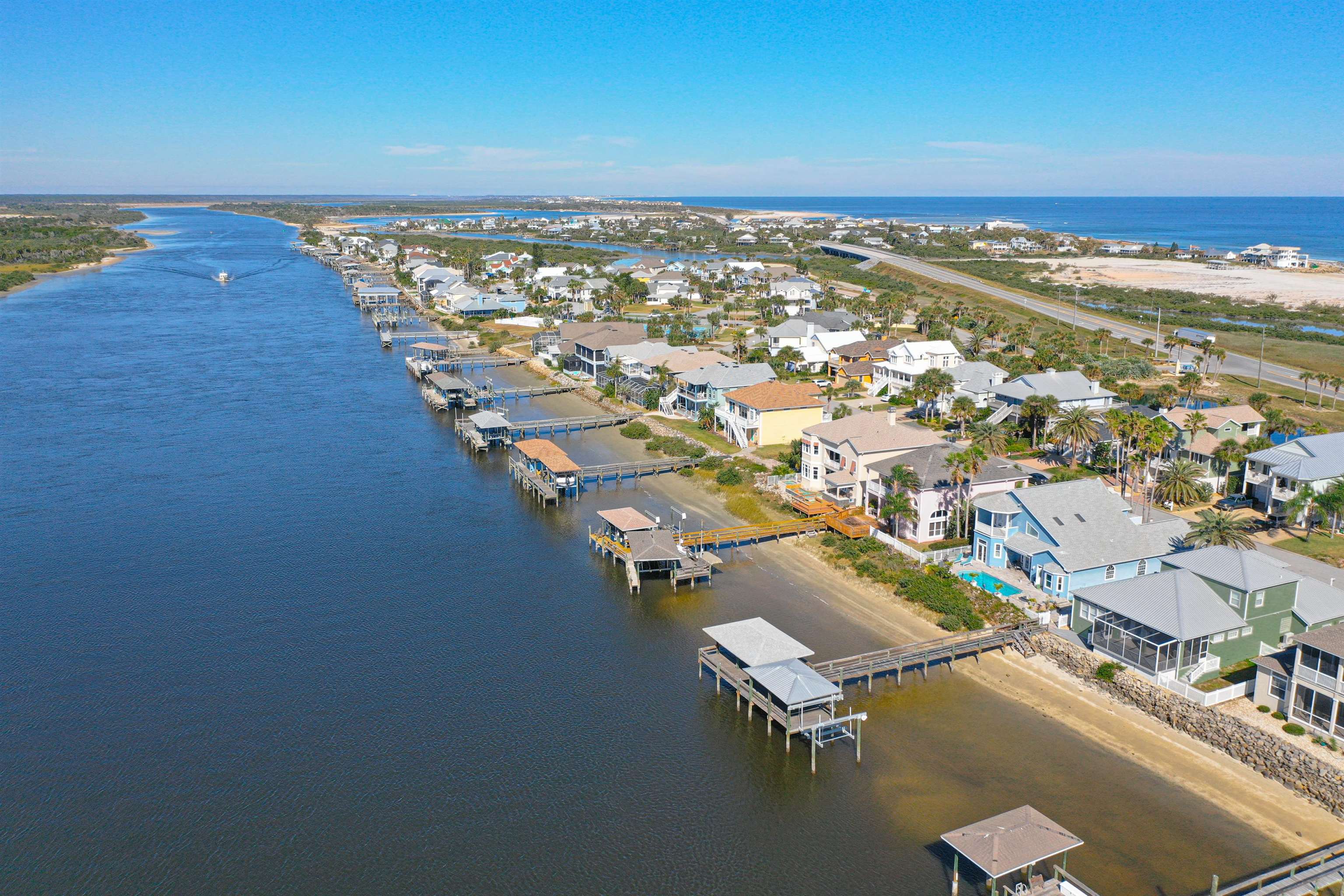 9241 July Lane St. Augustine, FL 32080 - Photo 18 of 18 an aerial view of residential building with outdoor space