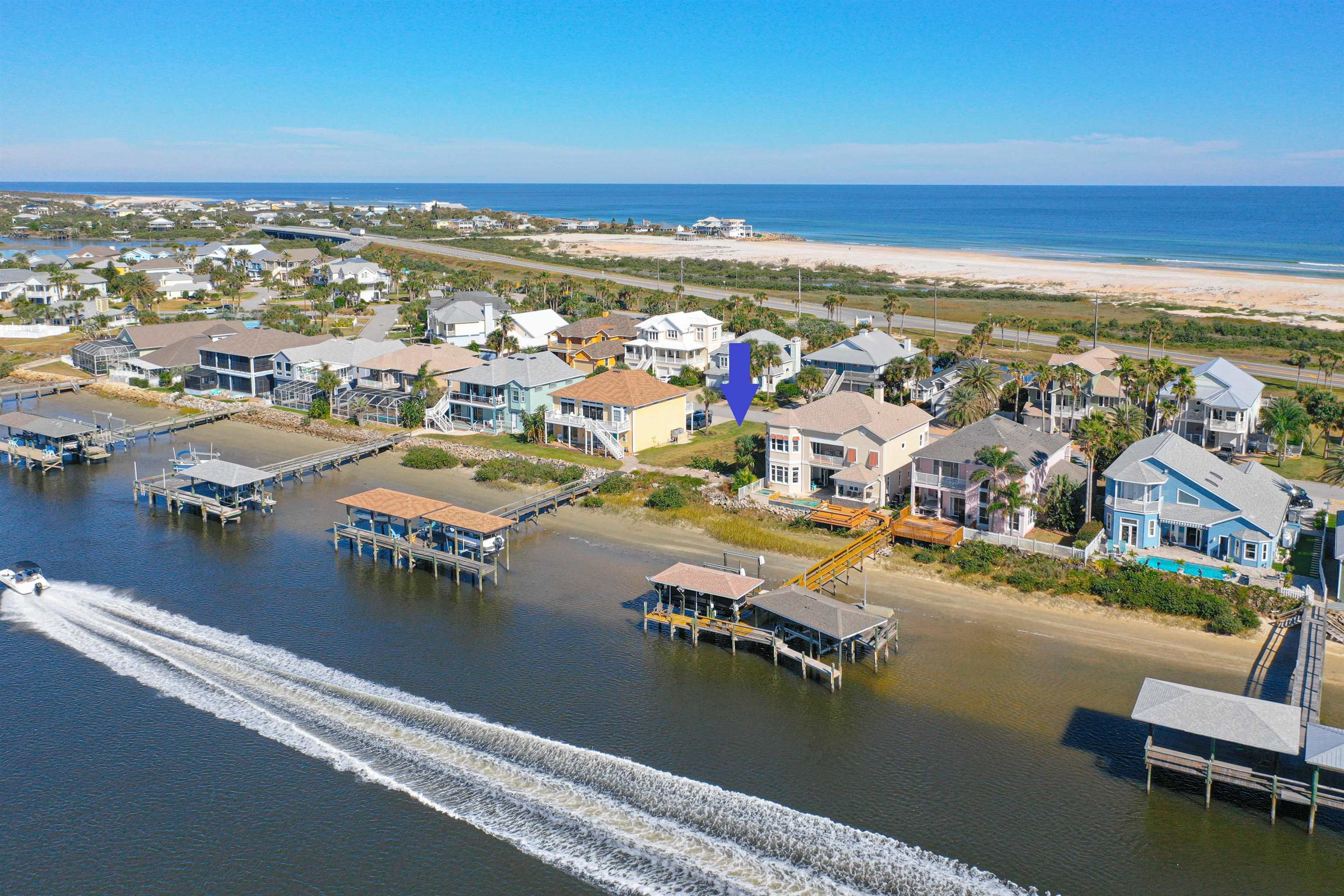 9241 July Lane St. Augustine, FL 32080 - Photo 4 of 18 an aerial view of residential houses with outdoor space