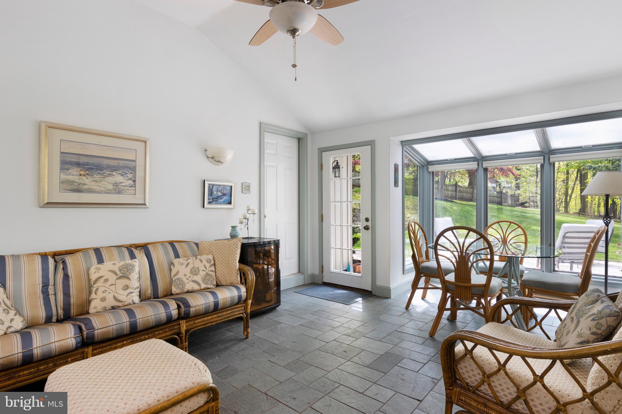 528 Mountview Road Berwyn, PA 19312 - Photo 21 of 44 Sun Room-Slate Floor