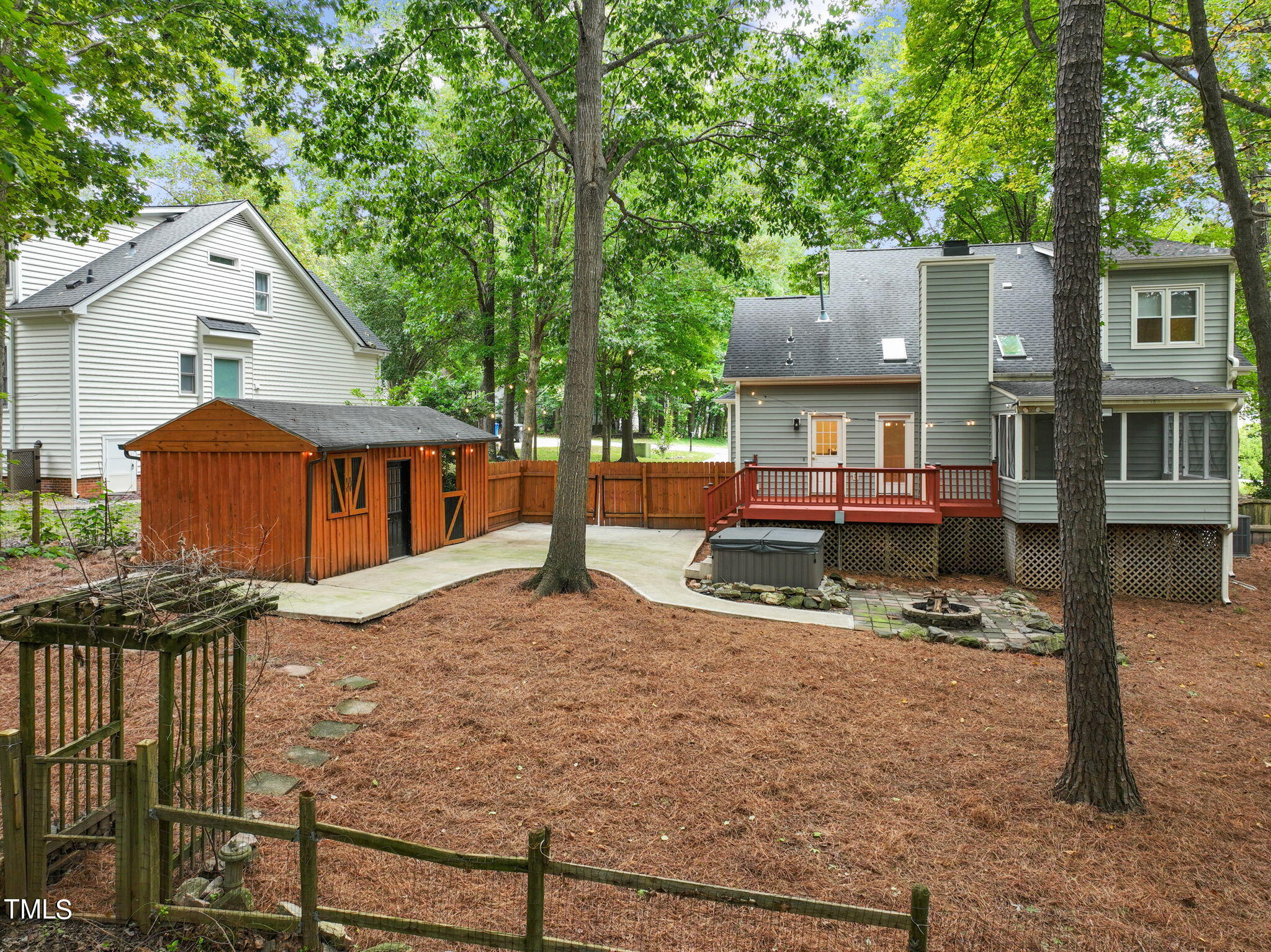 5108 Celbridge Place Raleigh, NC 27613 - Photo 50 of 59 a front view of a house with garden