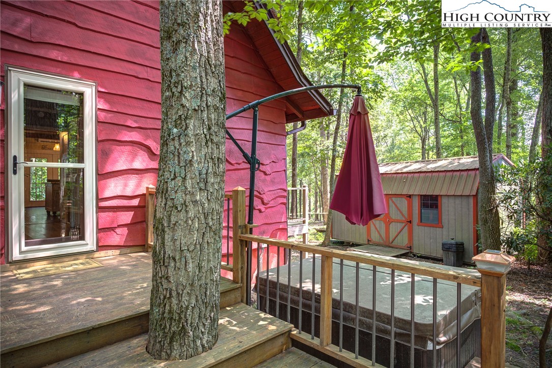 528 Bear Ridge Trail Fleetwood, NC 28626 - Photo 5 of 44 a view of porch with a yard