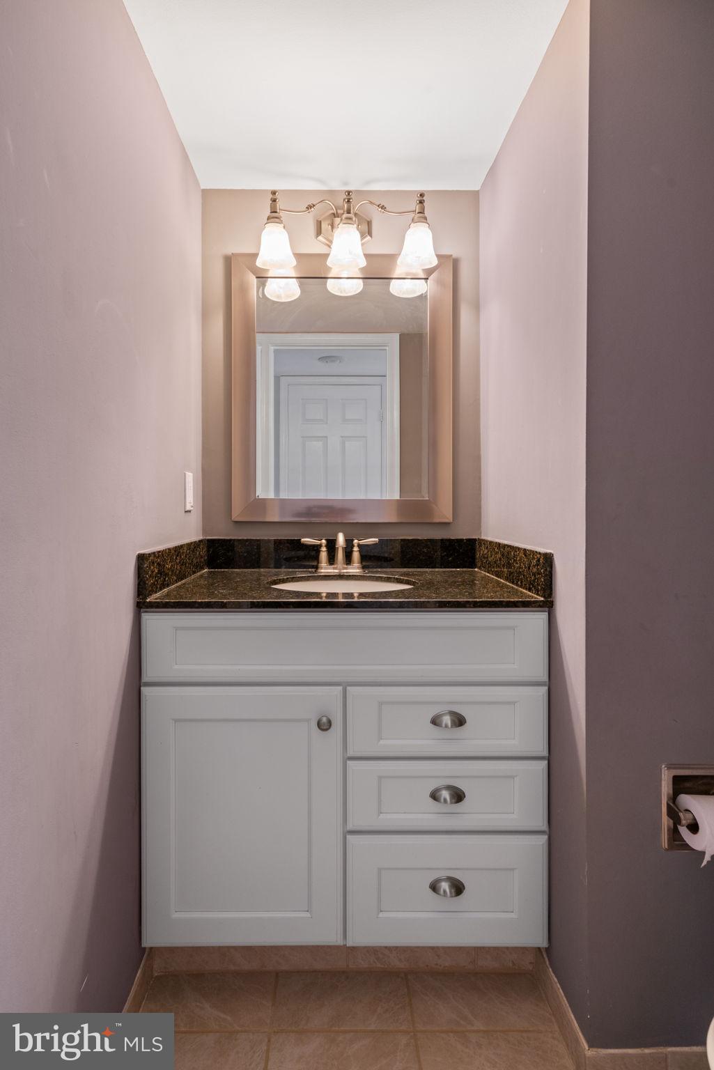 8527 Silverview Drive Lorton, VA 22079 - Photo 34 of 63 a bathroom with a sink and a mirror