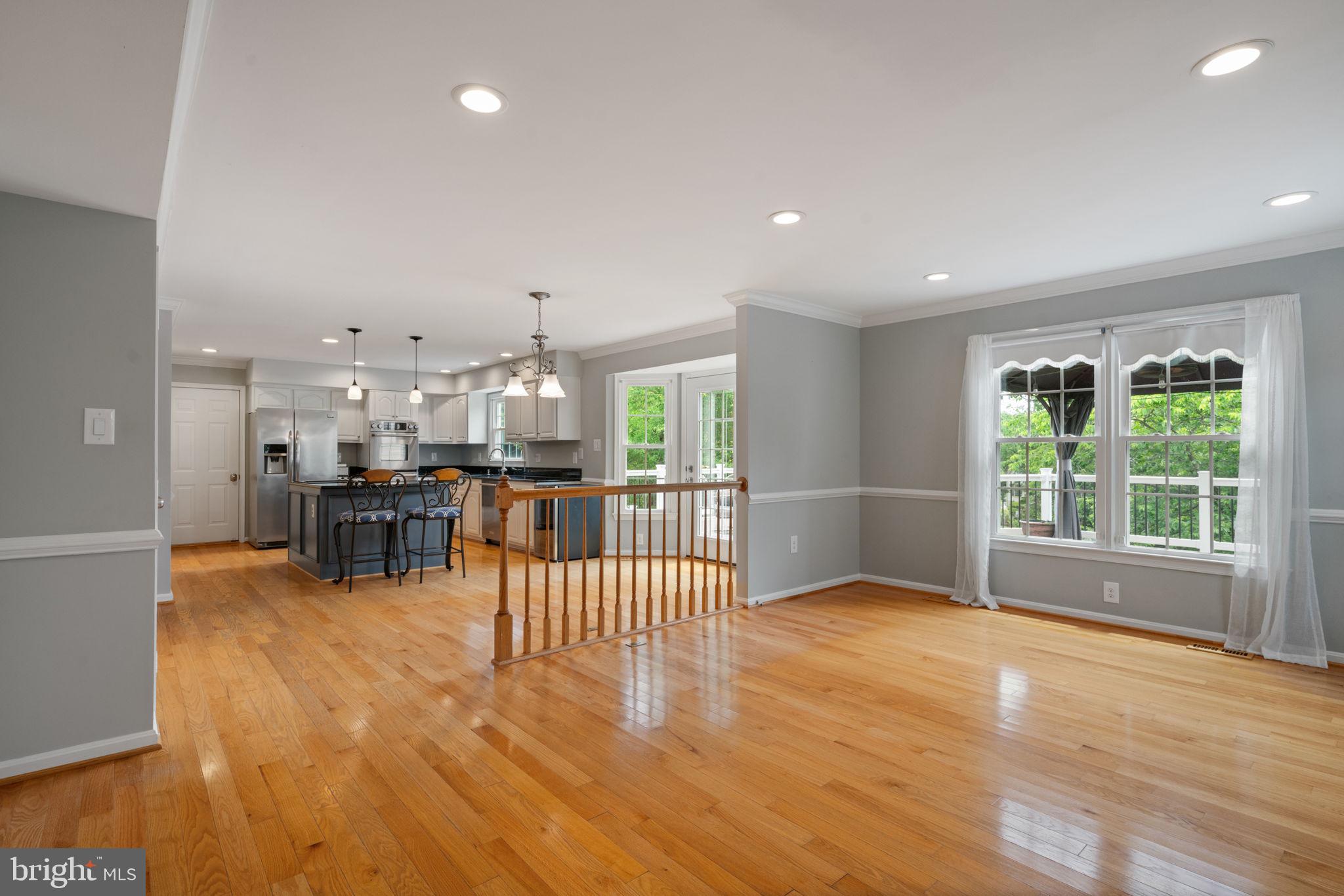 8527 Silverview Drive Lorton, VA 22079 - Photo 46 of 63 a view of a an entryway with wooden floor