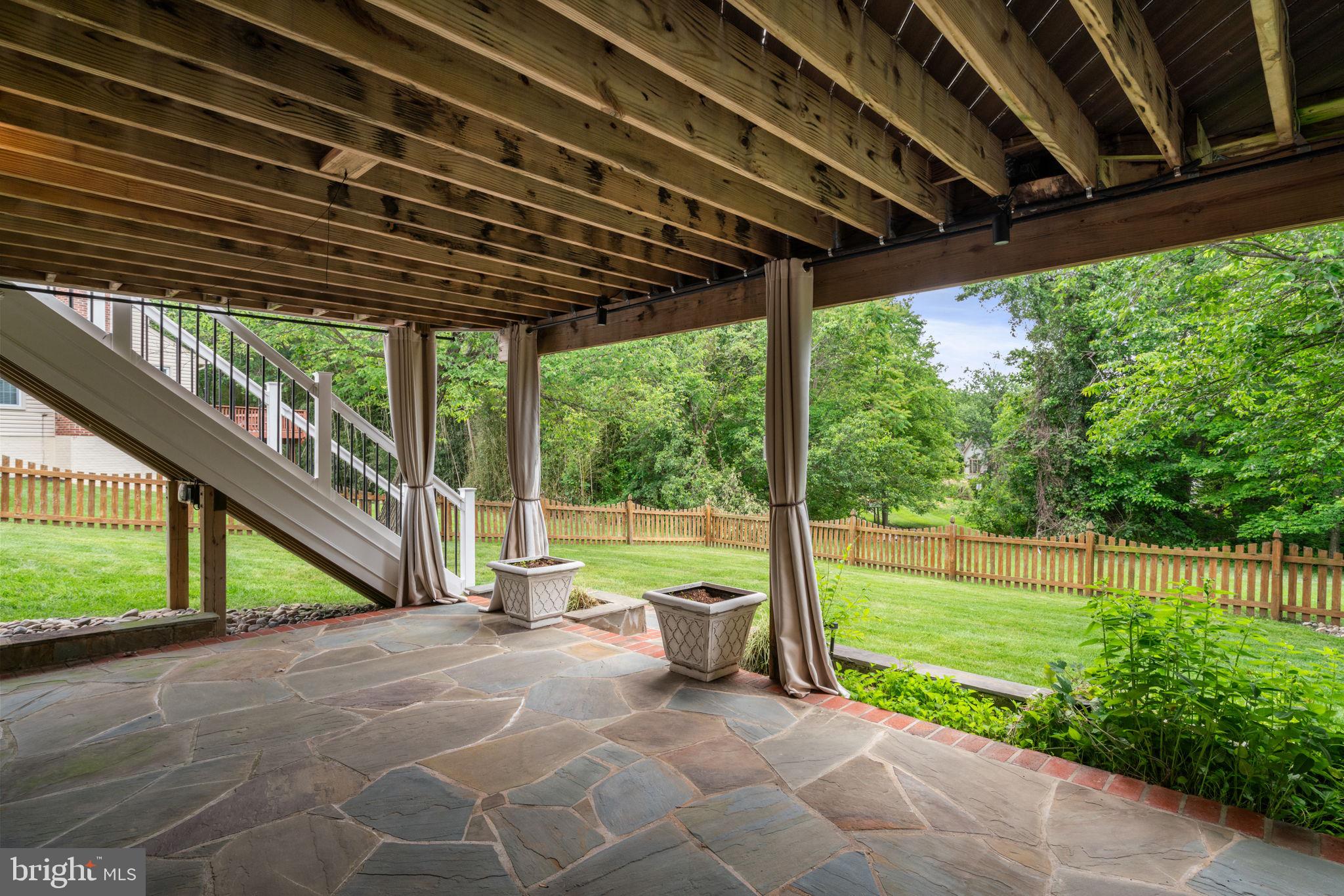 8527 Silverview Drive Lorton, VA 22079 - Photo 7 of 63 a view of yard with porch and furniture