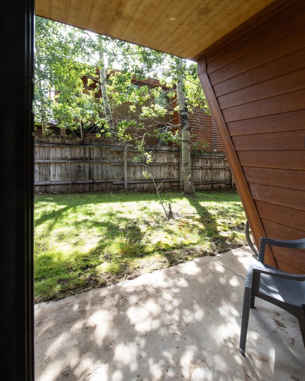 510 Pitkin Street, Unit C4 Frisco, CO 80443 - Photo 28 of 41 a view of a back yard from a balcony