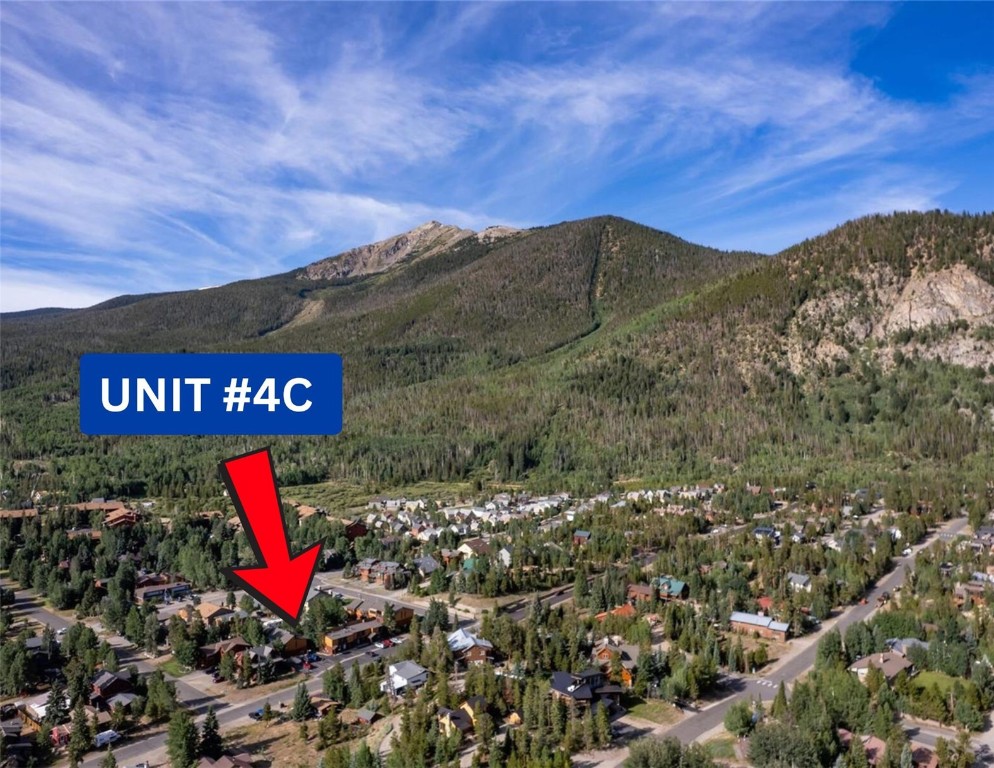 510 Pitkin Street, Unit C4 Frisco, CO 80443 - Photo 39 of 41 a view of outdoor space with sign board and mountain view