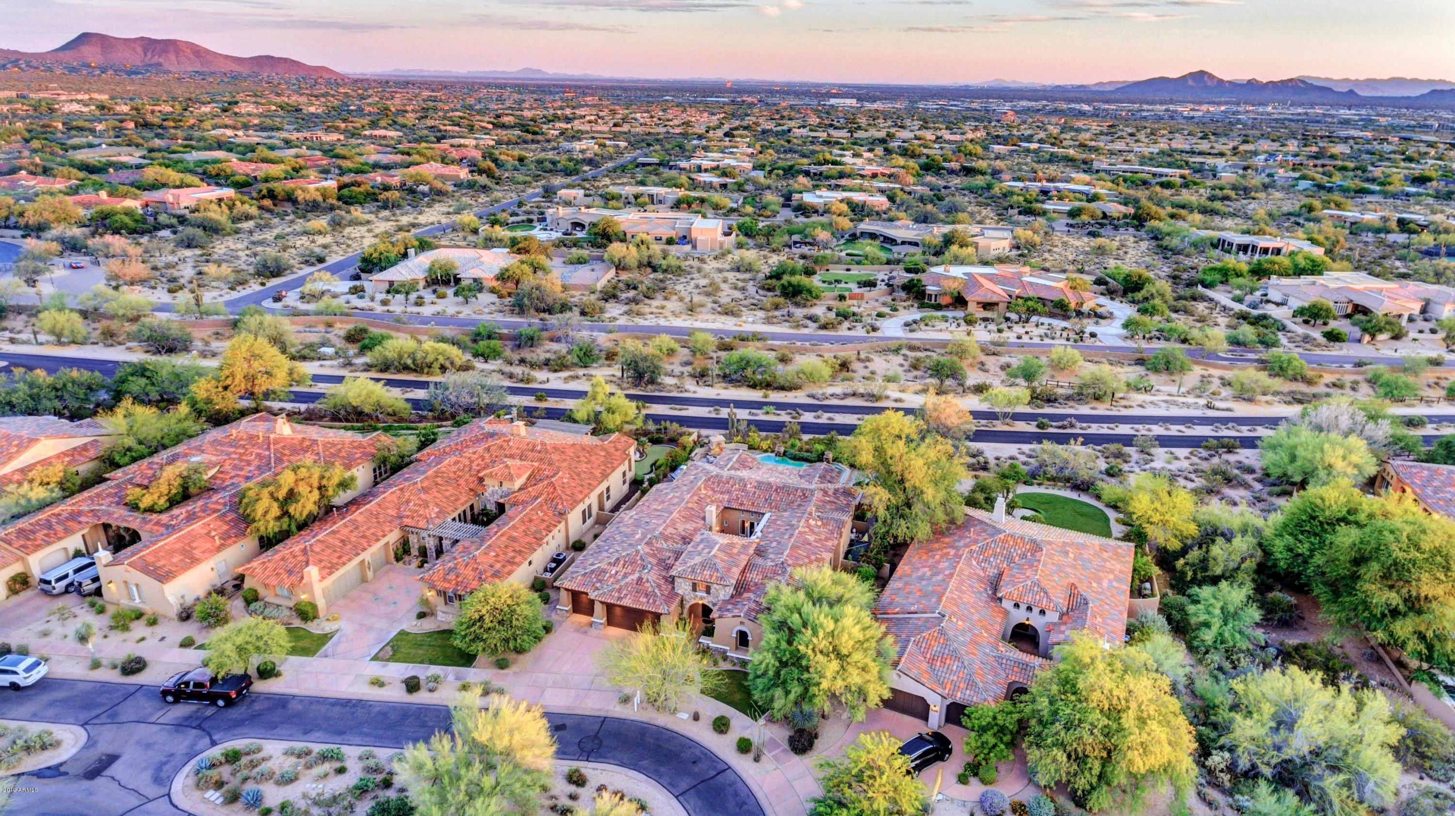 9327 East Mountain Spring Road Scottsdale, AZ 85255 - Photo 51 of 63 AERIAL VIEW