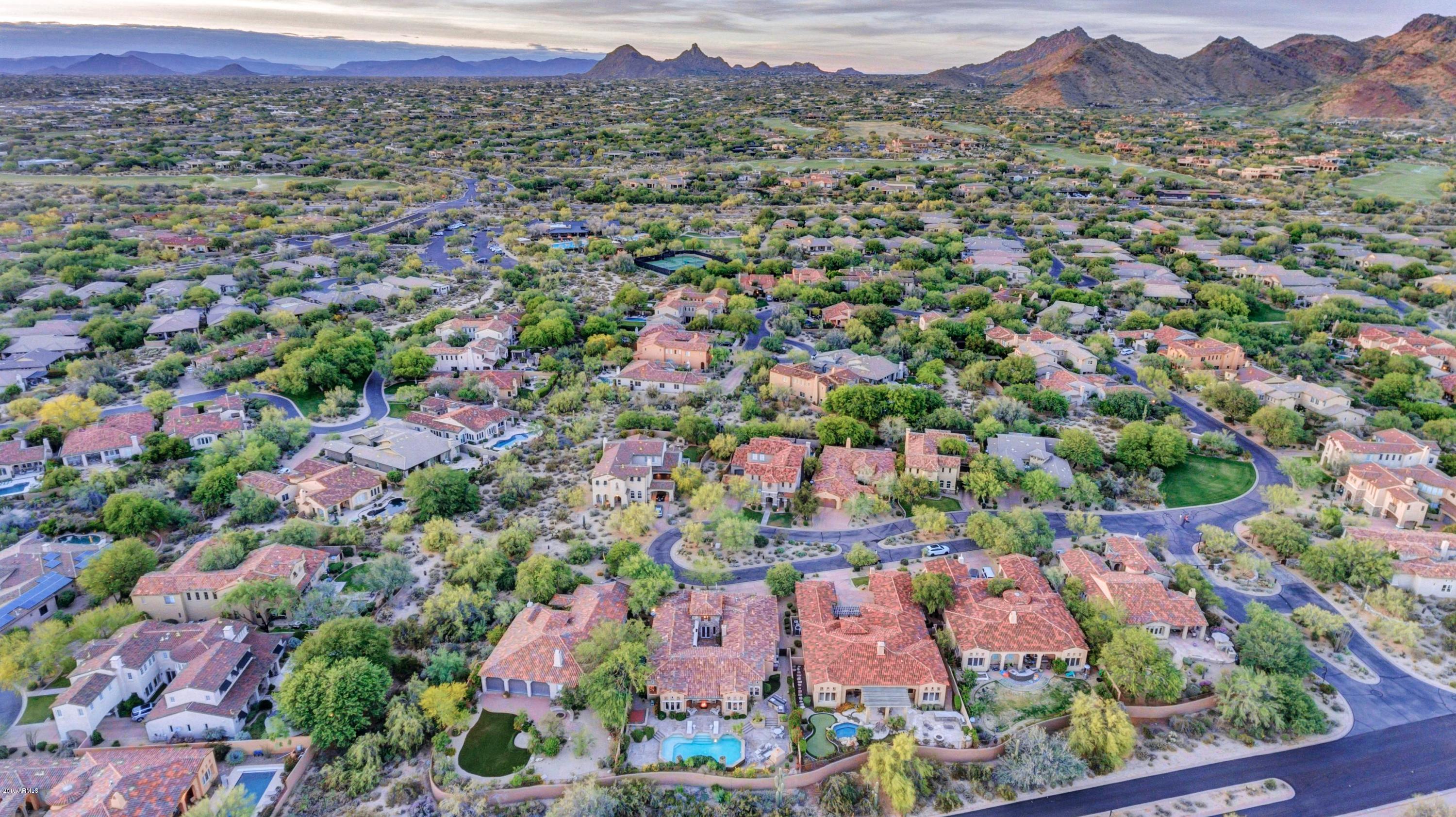 9327 East Mountain Spring Road Scottsdale, AZ 85255 - Photo 54 of 63 AERIAL VIEW