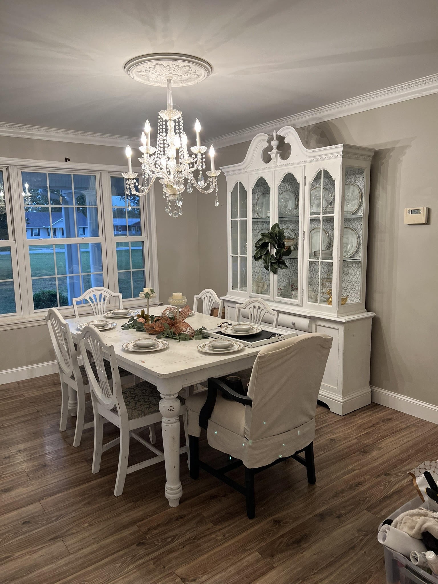 2668 Ragsdale Road Manchester, TN 37355 - Photo 11 of 32 a view of a dining room with furniture wooden floor and chandelier