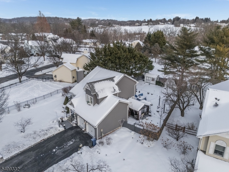 7 Rachel Court Clinton, NJ 08809 - Photo 28 of 42 an aerial view of a house with a yard