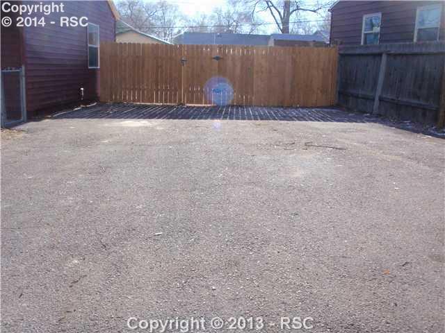 409 East Cheyenne Road Colorado Springs, CO 80905 - Photo 13 of 13 HUGE!!!! Off Street Parking. Room To Build Garage!