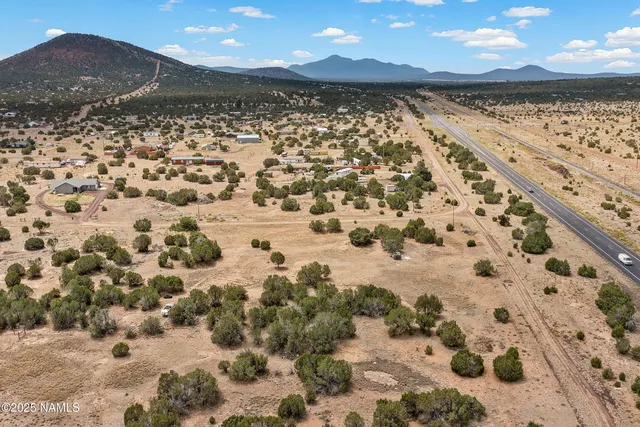 a view of city and mountain
