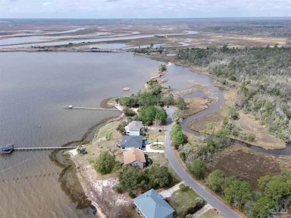 a view of a lake with an outdoor space
