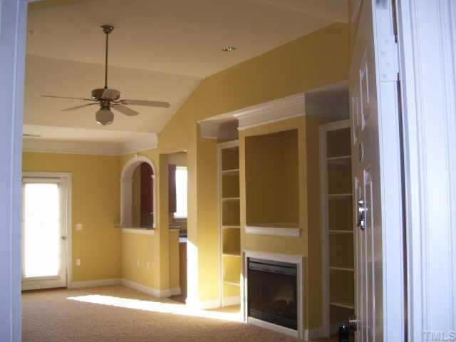 3811 Lunceston Way, Unit 307 Raleigh, NC 27613 - Photo 5 of 10 Well to our Umstead, end unit and this unit is our last end unit for sale. Heavy crown molding,built in bookshelves, fp, vaulted ceilings, fr. doors more than you can ask for.