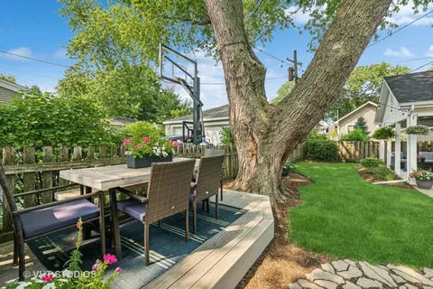 a view of an outdoor sitting space