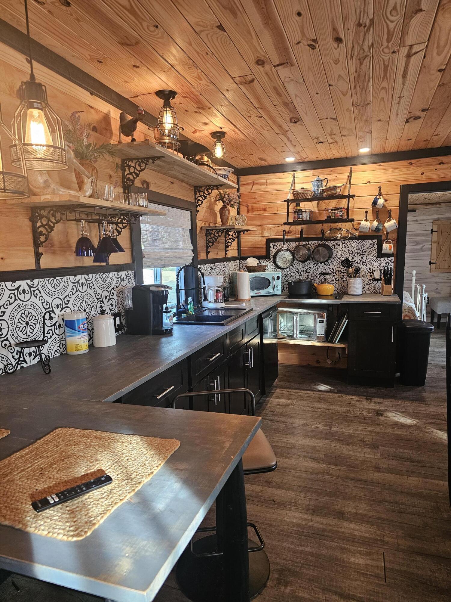 49 Hays Hollow Road Flintstone, GA 30725 - Photo 6 of 38 Kitchen with concrete counter tops