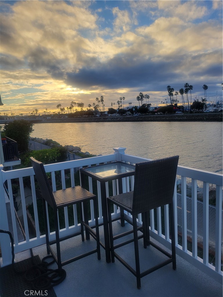 a view of a chair and table on the terrace