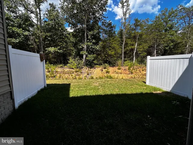 a view of a back yard