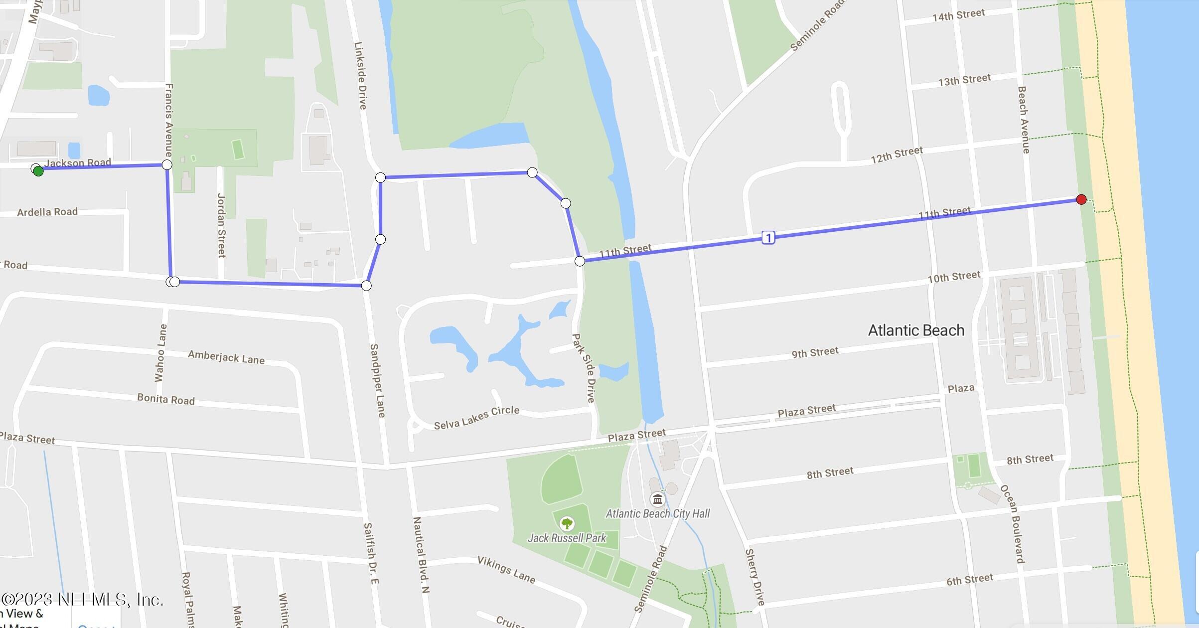 60 Jackson Road Atlantic Beach, FL 32233 - Photo 7 of 42 a bathroom with a bathtub and a shower