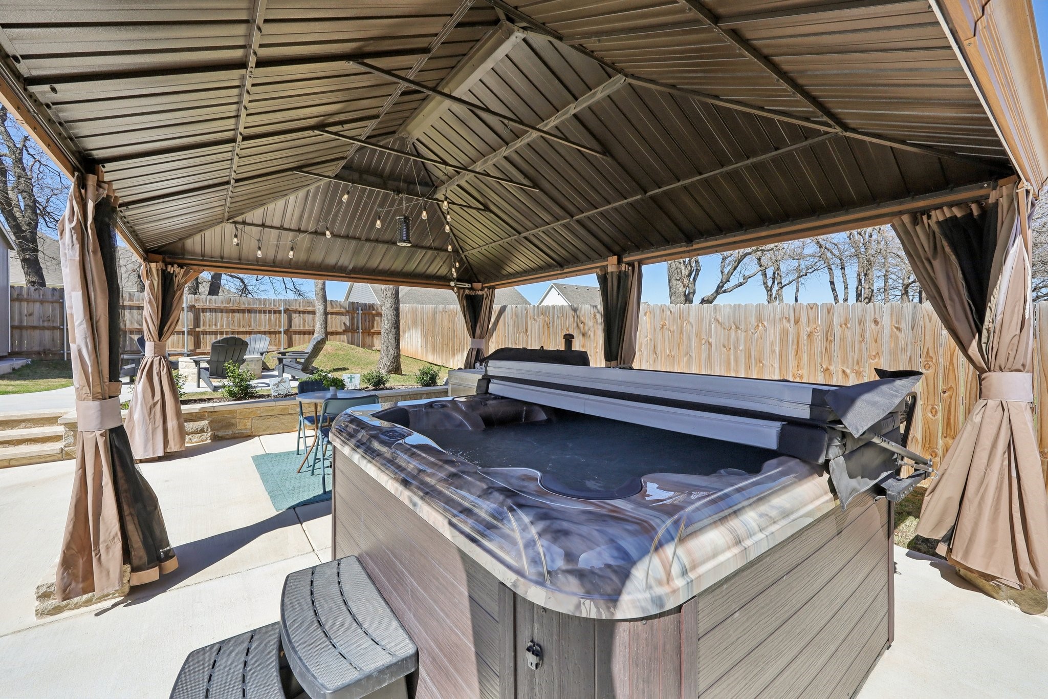 2032 Rattler Way Tolar, TX 76476 - Photo 39 of 49 a white stove top oven sitting inside of a kitchen
