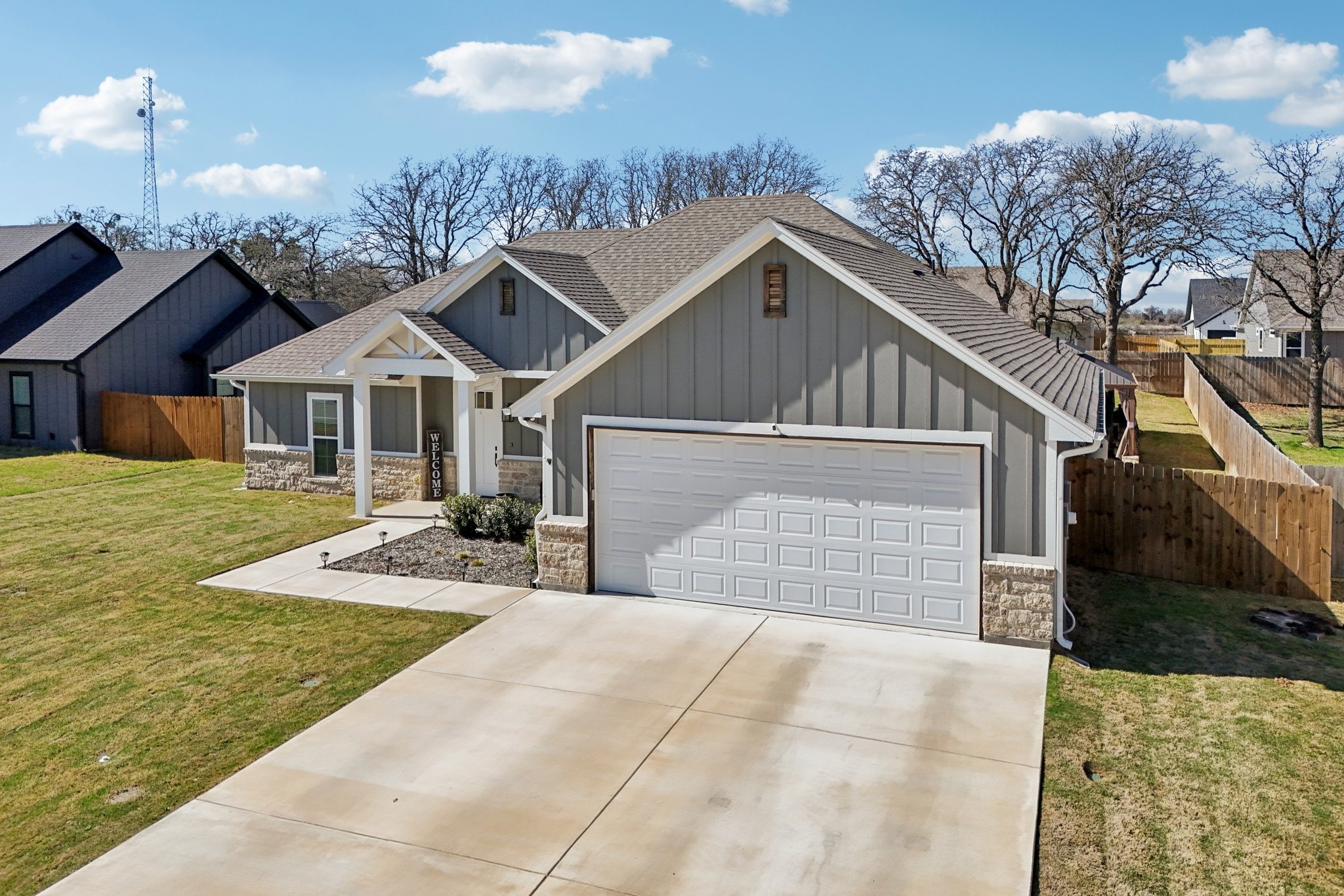 2032 Rattler Way Tolar, TX 76476 - Photo 42 of 49 a front view of a house with yard