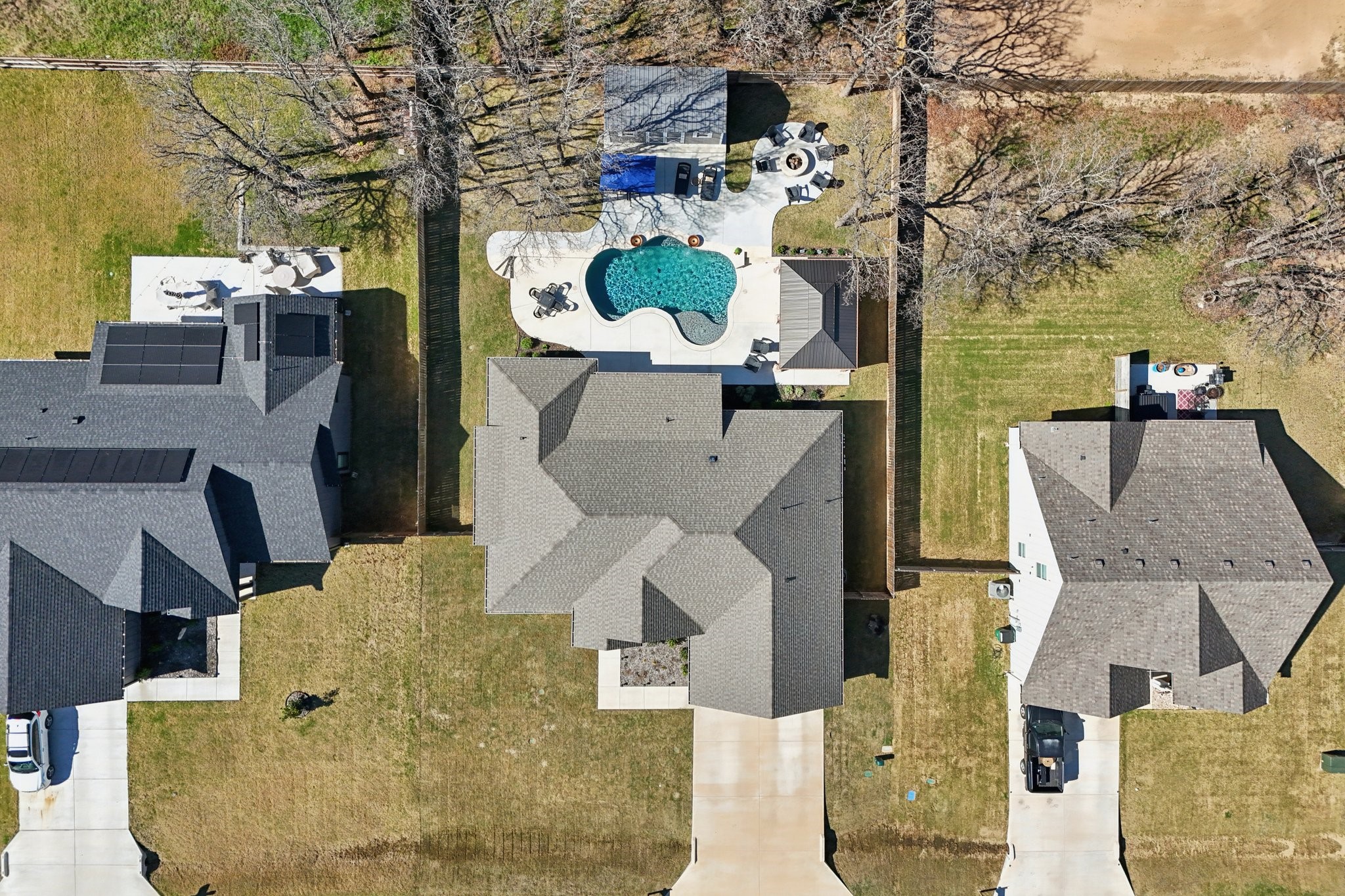 2032 Rattler Way Tolar, TX 76476 - Photo 48 of 49 an aerial view of a house with outdoor space