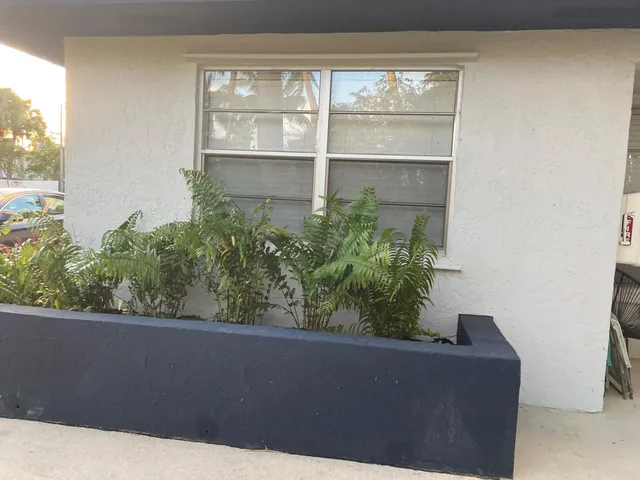 wooden floor with a window