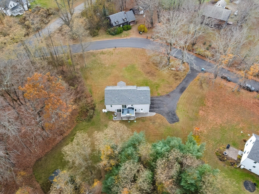 11 Shea Road West Brookfield, MA 01585 - Photo 10 of 42 an aerial view of a house with a yard