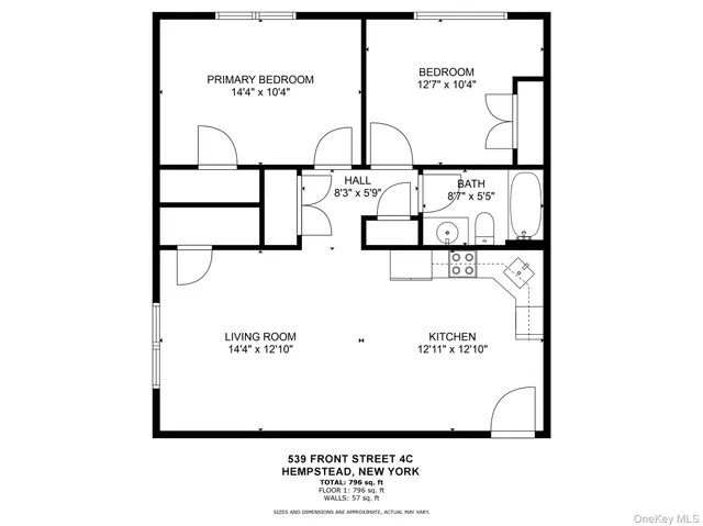 $3,200 | 539 Front Street, Unit 1D, Hempstead, NY 11550