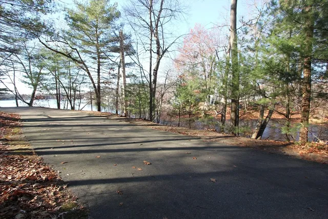 a view of street along with trees