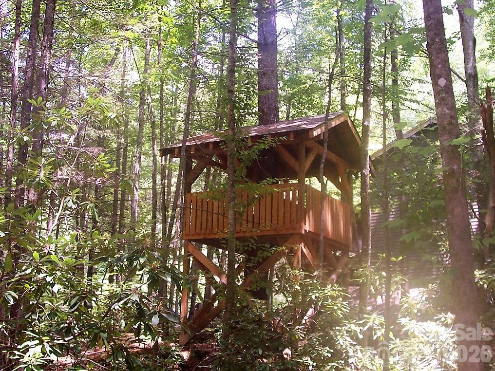 159 Songcatcher Court, Unit 159 Tuckasegee, NC 28783 - Photo 29 of 44 a view of balcony with a tree