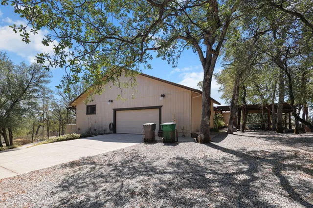 front view of a house with a outdoor space