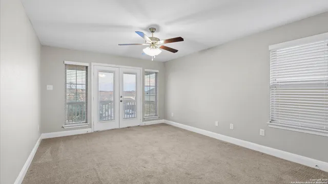 a view of city from a balcony